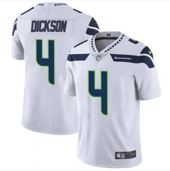 Men Seattle Seahawks 4 Michael Dickson Nike White Limited NFL Jersey